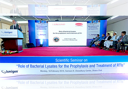 The scientific seminar on “Role of Bacterial Lysates in Chronic Respiratory Diseases”