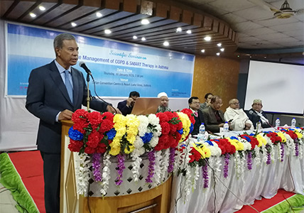 The scientific seminar on “Update Management of COPD & SMART Therapy in Asthma” at Satkhira